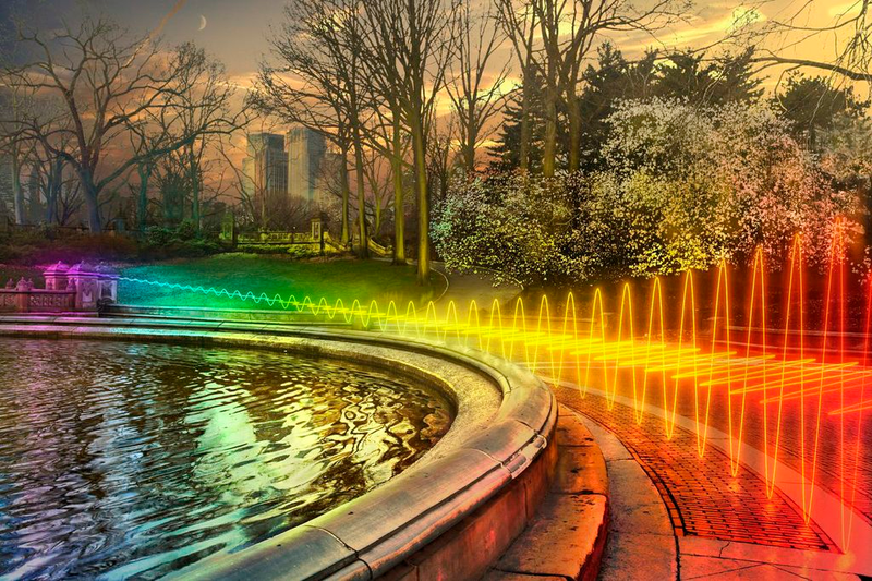 Illustration for article titled What the World Would Look Like If You Could Actually See Wi-Fi Signals